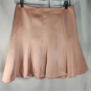 Satiny Pinky Peach Skirt NWT